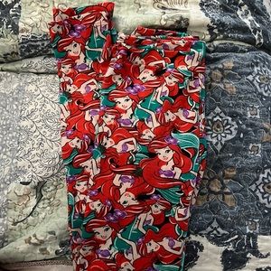Lularoe Lxl Little Mermaid Ariel Disney leggings